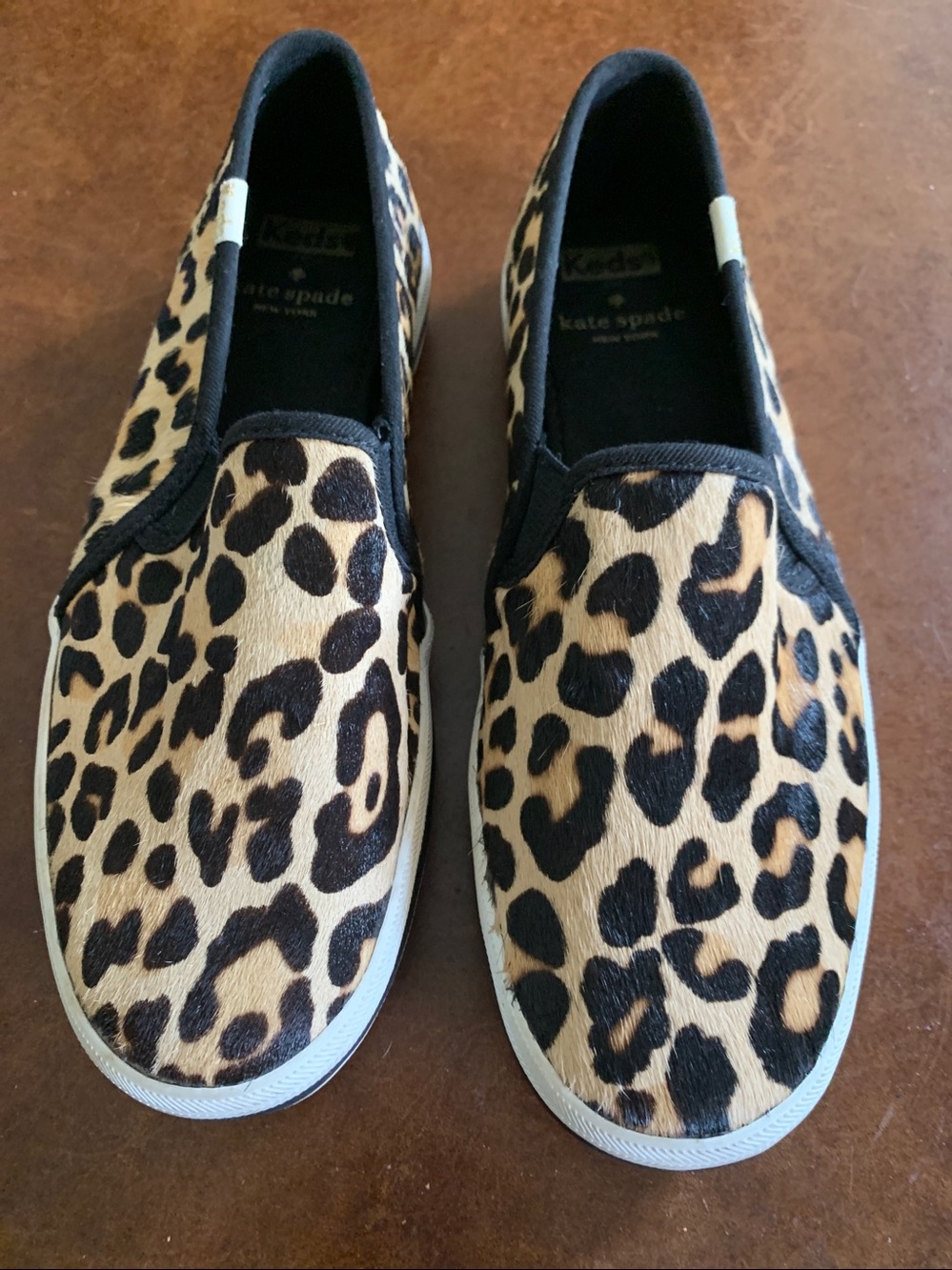 kate spade Leopard-Print Slip-On Sneakers - Black & Tan - Picture 4 of 4
